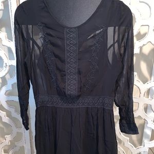 Sheer black dress size medium!